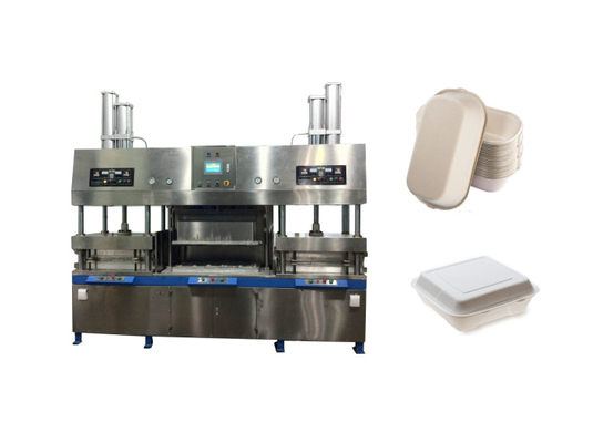 Pulp Moulding Clamshell Lunch Box Machine Elektryczne ogrzewanie 5000-7000 sztuk / godzina Pojemność