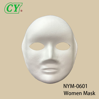 Nowe maski do twarzy Blank White Paintable Paper Pulp Mask for Cosplay Halloween Family Games Party Maski