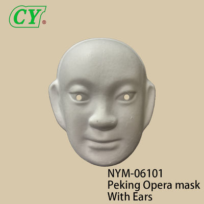 Biała Papierowa Mache Ręcznie Malowane Uśmiechnięte Twarze Masek Cosplay DIY Weneckie Maski na Twarz Maski na Imprezę